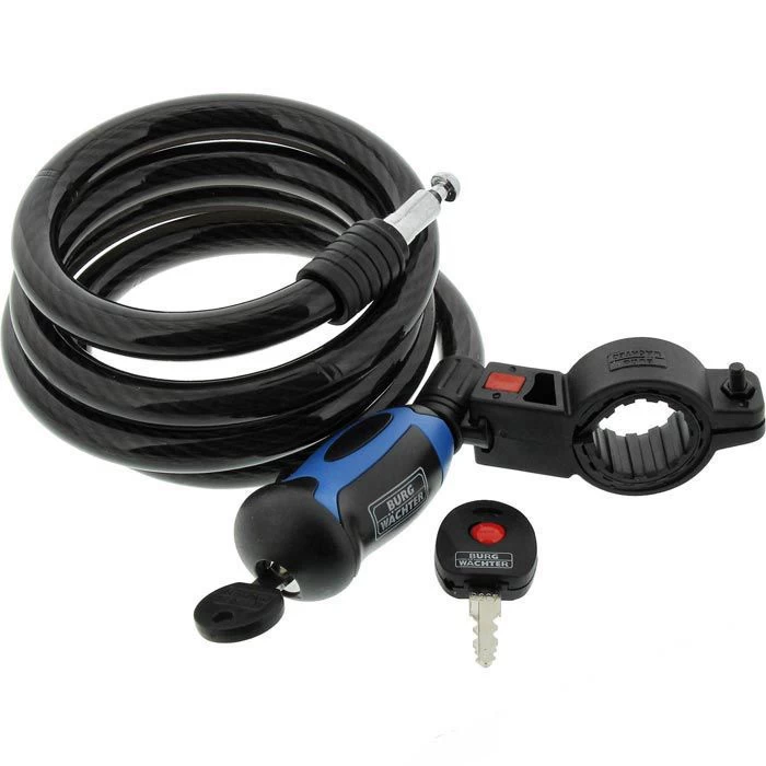Burg Wächter Burg-Wächter Fahrradschloss 1345 150 L, Kabelschloss, Länge 150cm, Farbig Sortiert – Bild 3