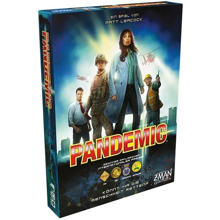 Asmodee Brettspiel 691100 Pandemic, Ab 8 Jahre, 2-4 Spieler