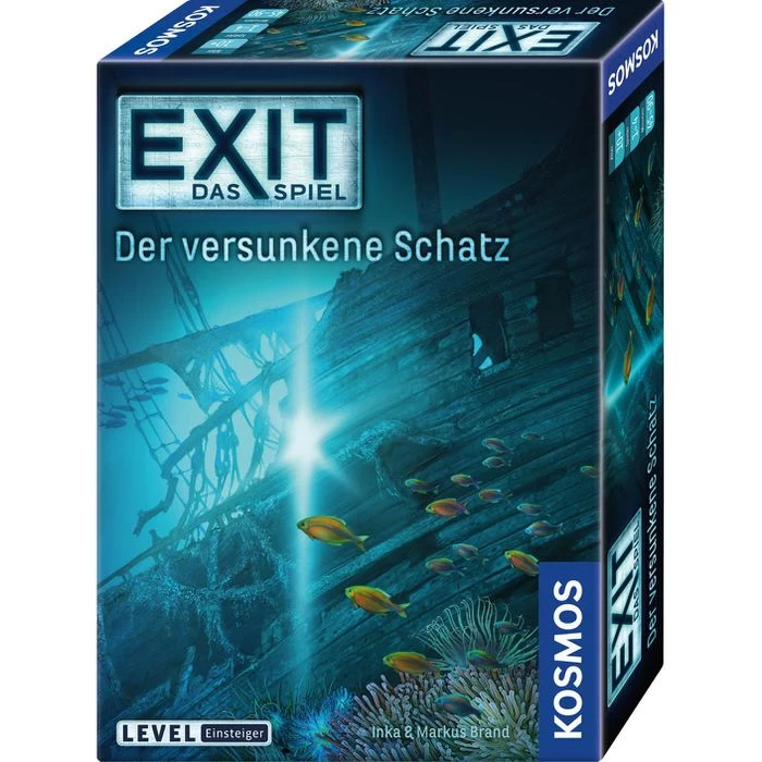 Kosmos Kartenspiel EXIT Der Versunkene Schatz, Ab 10 Jahre, 1-4 Spieler