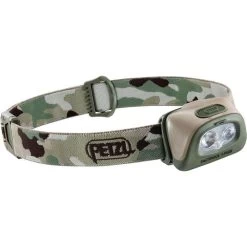 Petzl Stirnlampe Tactikka+ RGB LED, 350 Lumen, Rot-, Grün- Und Blaulicht, Camo