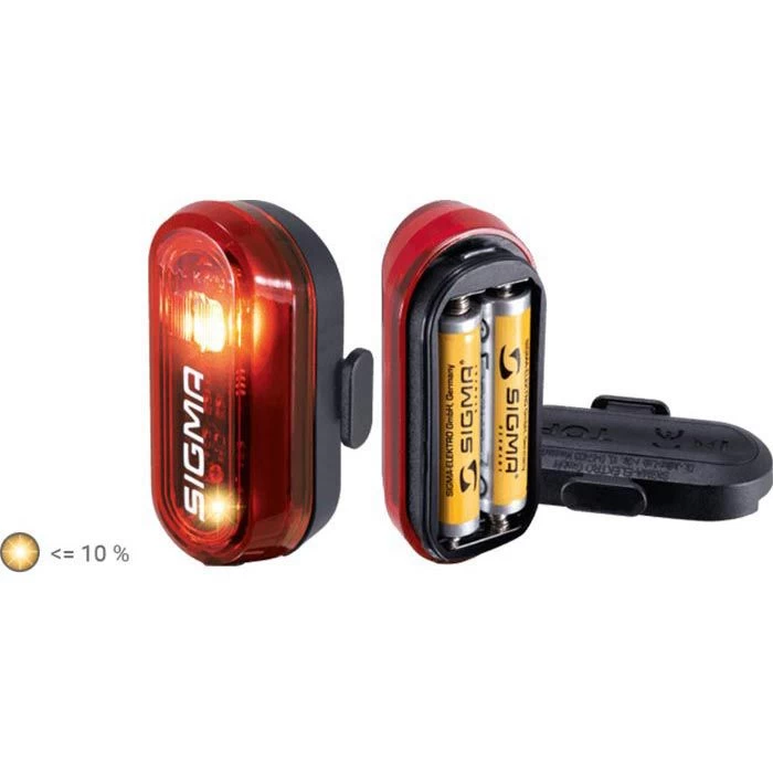 Sigma Fahrradbeleuchtung Curve, 15960, Rücklicht, LED, Batterie, Hinten – Bild 3