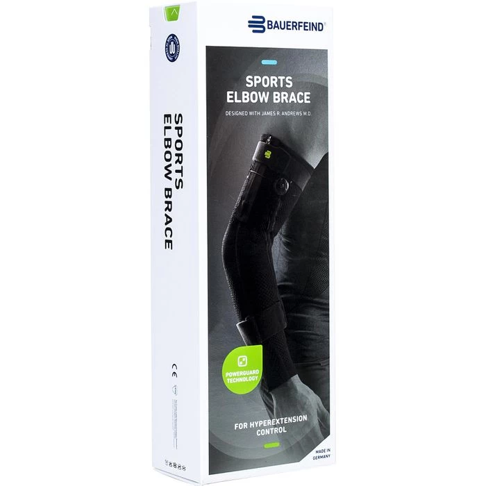 Bauerfeind Ellenbogenbandage Sports Elbow Brace, Für Links & Rechts, Schwarz, Größe XL – Bild 5