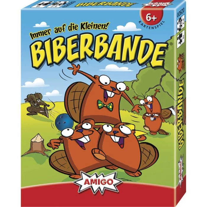 Amigo Kartenspiel 2920, Biberbande, Ab 6 Jahre, 2-6 Spieler