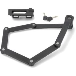 Fischer-MTS Fahrradschloss 85852, Faltschloss, LĂ€nge 85cm, Sicherheitslevel 8
