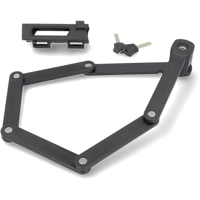 Fischer-MTS Fahrradschloss 85852, Faltschloss, Länge 85cm, Sicherheitslevel 8