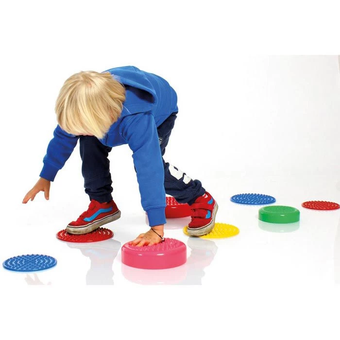 Togu Balance-Pad Senso Blau, Ø 16 Cm, Reflexzonenmassage, 2 Stück – Bild 3