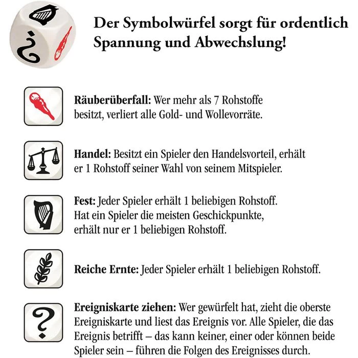 Kosmos Kartenspiel 693732 Catan - Das Duell, Ab 10 Jahre, 2 Spieler – Bild 6