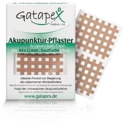 Gatapex Gittertape Akupunktur-Pflaster, Typ C, 5,2 X 4,4cm, GröĂe L, Hautfarben, 40 Strips