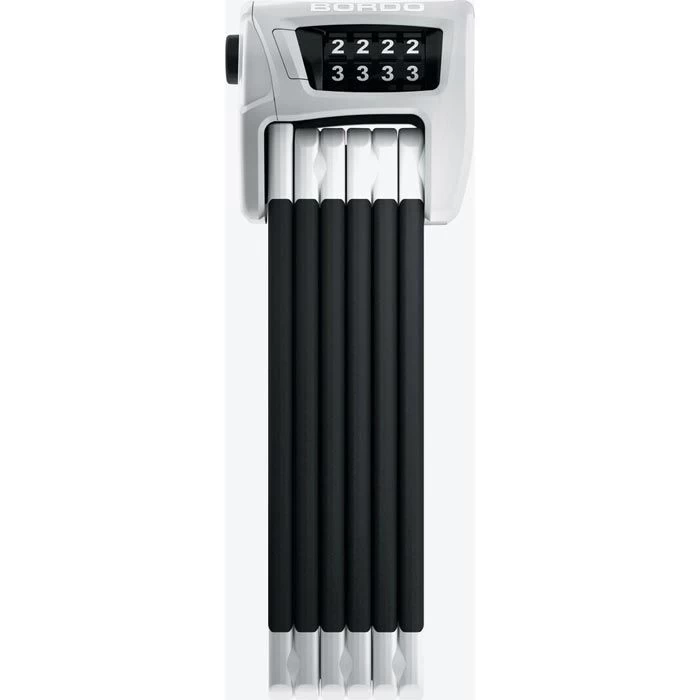 Abus Fahrradschloss Bordo Combo 6100/90 SH, 72992, Faltschloss, Länge 90cm, Sicherheitslevel 9