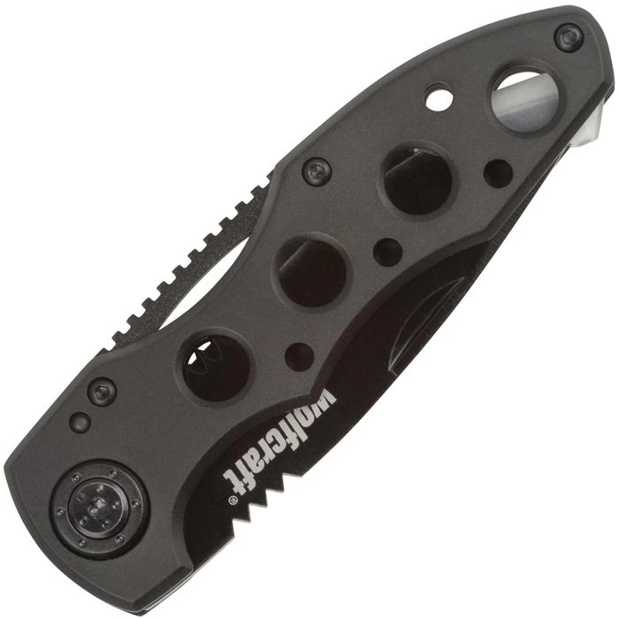 Wolfcraft Klappmesser 4289000, KlingenlĂ€nge 7,5cm, Aluminium, Schwarz â Bild 2