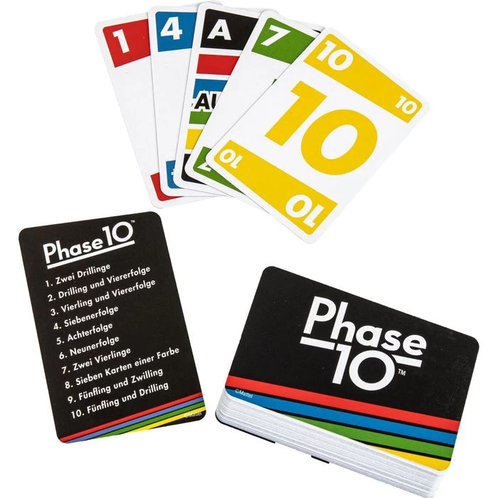 Phase 10 Kartenspiel Von Mattel, Ab 7 Jahre, 2-6 Spieler – Bild 3