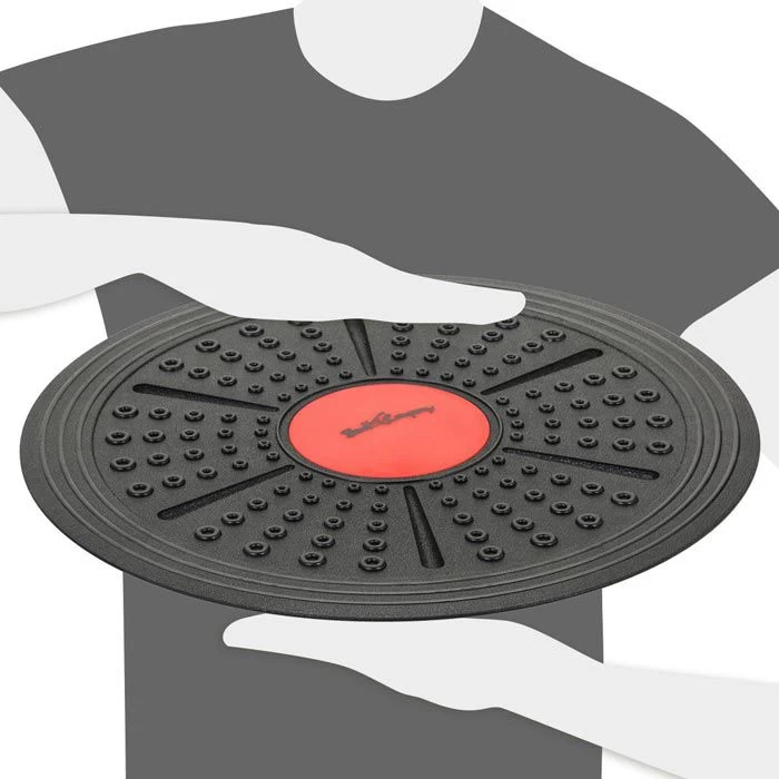 Bad-Company Balance-Board Fitness Brett, Ø 41 Cm, Schwarz-rot – Bild 5