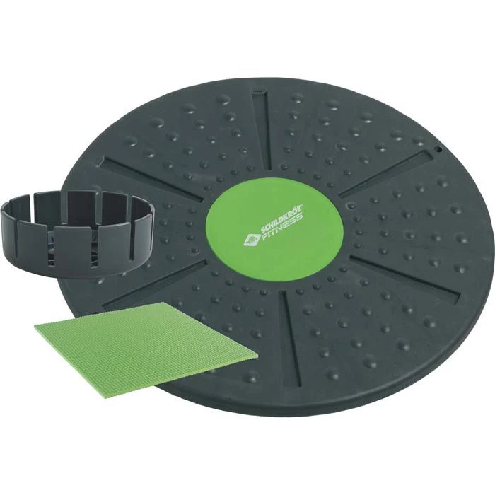 Balance-Board Schildkröt-Fitness Ø 39,5 Cm, Schwarz-grün – Bild 2