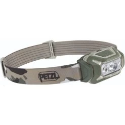 Petzl Stirnlampe Aria 2 RGB LED, 450 Lumen, Rot-, Grün- Und Blaulicht, Camo