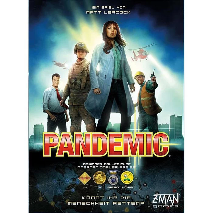 Asmodee Brettspiel 691100 Pandemic, Ab 8 Jahre, 2-4 Spieler – Bild 3
