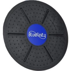 Relaxdays Balance-Board Bluefinity, Ø 36cm, Schwarz-blau
