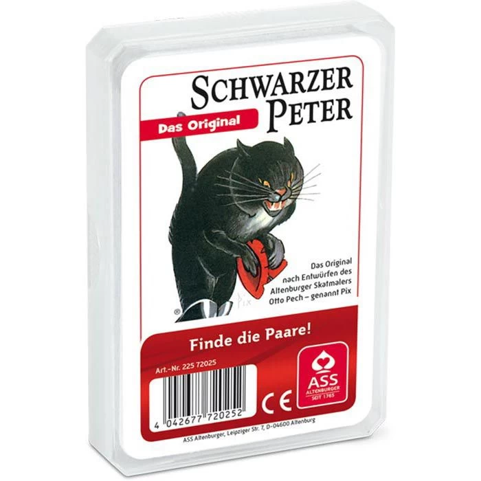 ASS Spielkarten Altenburger 72025 Schwarzer Peter, 33 Karten, Papier