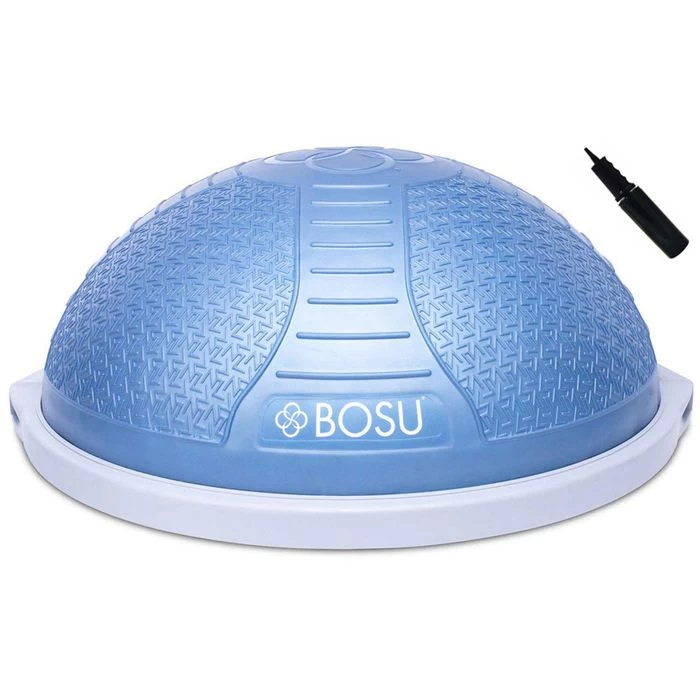 Bosu Balance-Ball NexGen Pro Balance Trainer, Beidseitig Nutzbar, Mit Luftpumpe, Blau, Ø 65cm