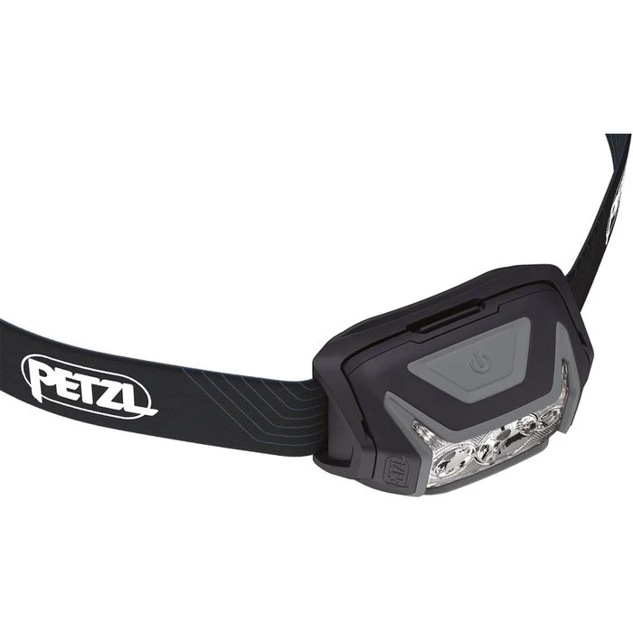 Petzl Stirnlampe Actik LED, 450Lumen, Rotlicht, Wasserdicht, Grau â Bild 4