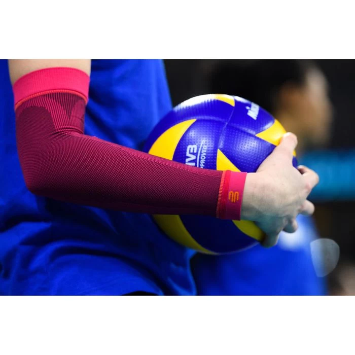 Bauerfeind Armling Sports Compression Sleeves Arm, Gr. XL (lang), Pink, Beidseitig Tragbar, 2 Stück – Bild 3