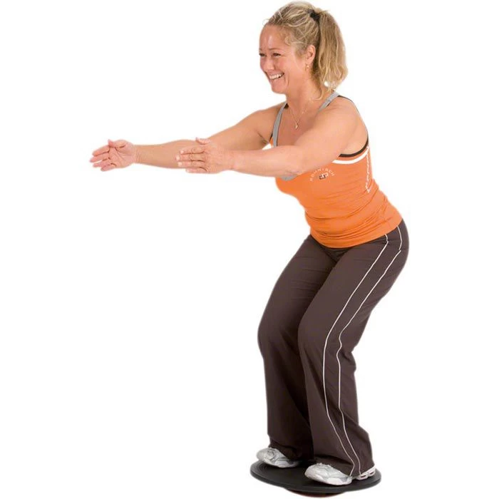 Togu Balance-Board Level 1, Ø 40 Cm, Schwarz-rot – Bild 3