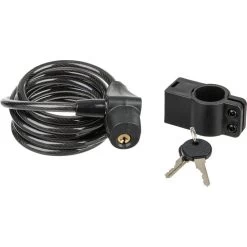 Fischer-MTS Fahrradschloss 85849, Kabelschloss, LĂ€nge 180cm, Sicherheitslevel 3