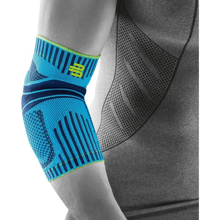 Bauerfeind Ellenbogenbandage Sports Elbow Support, Für Links & Rechts, Blau, Größe M – Bild 2