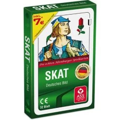 ASS Spielkarten Altenburger 22570204 Skat, 32 Karten, Papier, Deutsches Bild
