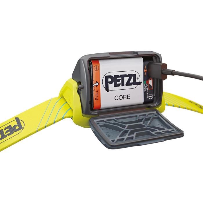 Petzl Stirnlampe Tikka Core LED, 450 Lumen, USB, Akku, Rotlicht, Gelb â Bild 5