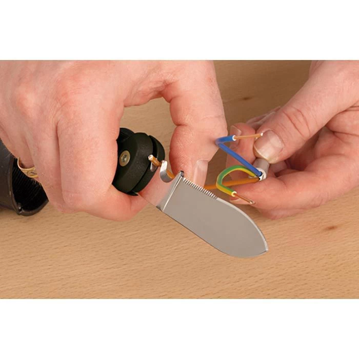 Wolfcraft Klappmesser 4122000, KlingenlĂ€nge 8,5cm, Kunststoff, Schwarz â Bild 3