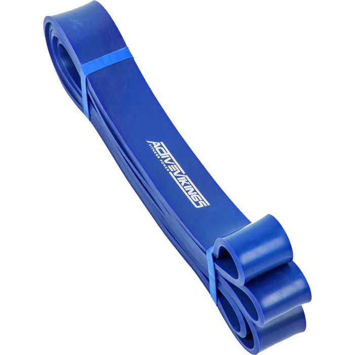 ActiveVikings Fitnessband Pull-Up, 1m, Mittlerer Widerstand, Blau, Loop â Bild 2
