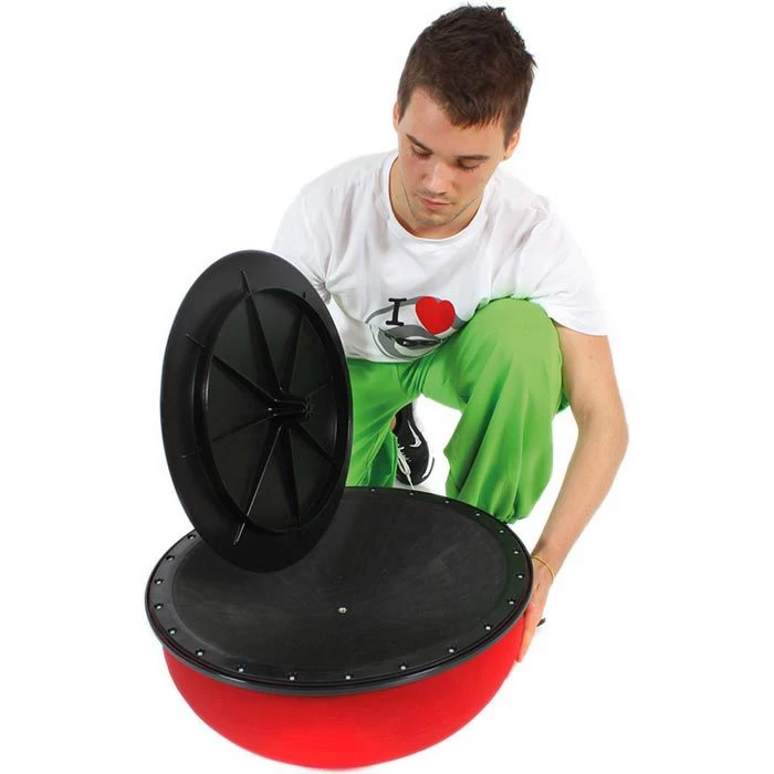 Togu Balance-Ball Jumper Pro, Mit Trampolineffekt, Ø 52 Cm, Rot – Bild 2