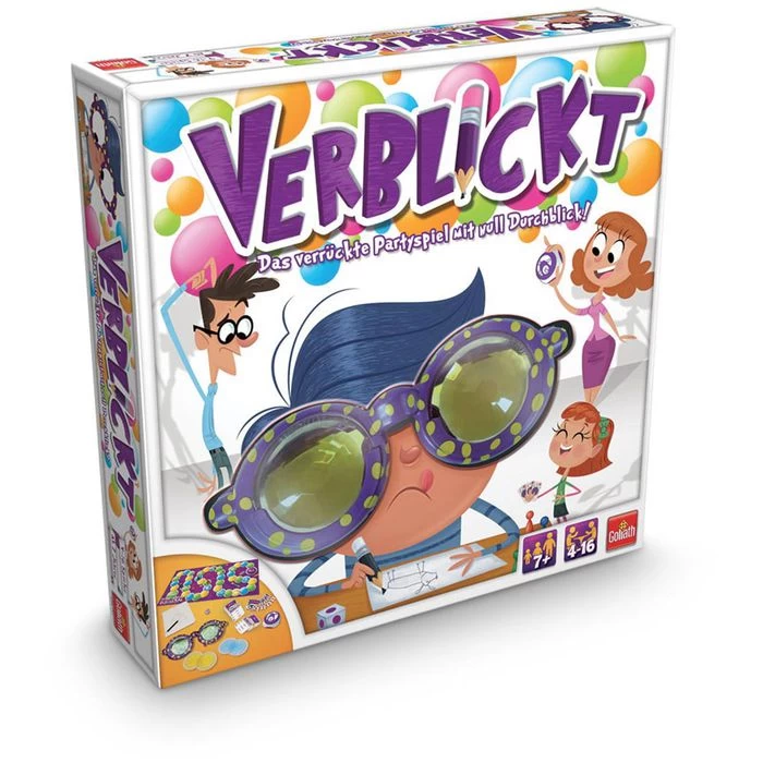 Goliath-Toys Brettspiel 76111 Verblickt, Ab 7 Jahre, 4-16 Spieler