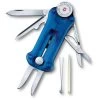 Victorinox Taschenmesser Golf Tool 0.7052.T2, Blau Transparent, 10 Funktionen