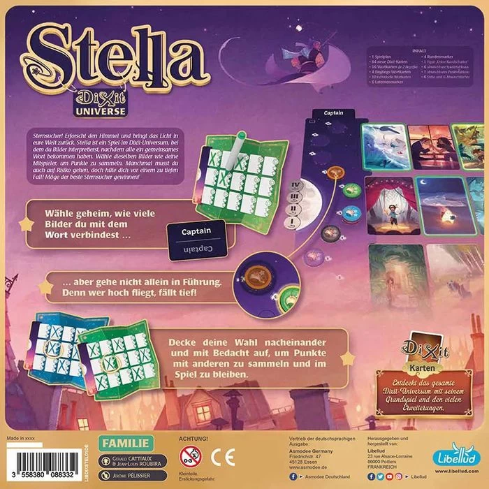 Asmodee Kartenspiel LIBD0017 Stella Dixit Universe, Ab 8 Jahre, 3-6 Spieler – Bild 4
