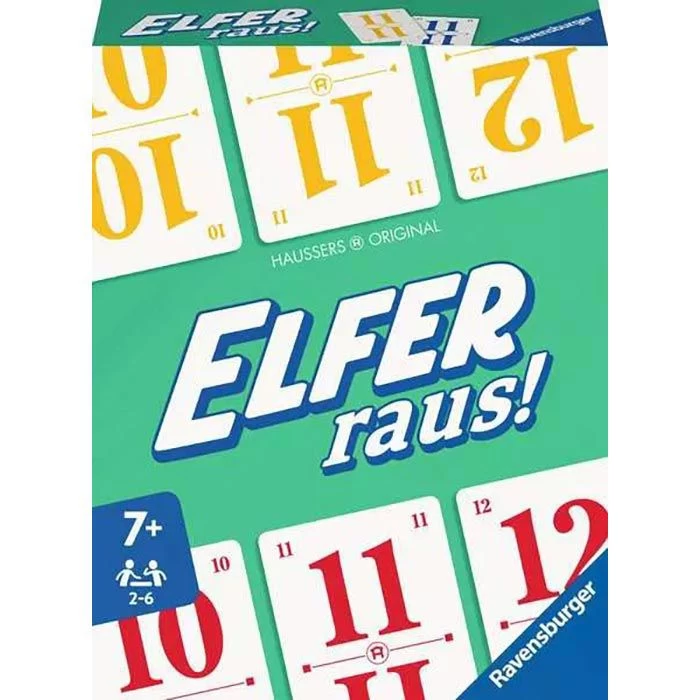 Ravensburger Kartenspiel 207541 Elfer Raus!, Ab 7 Jahre, 2-6 Spieler