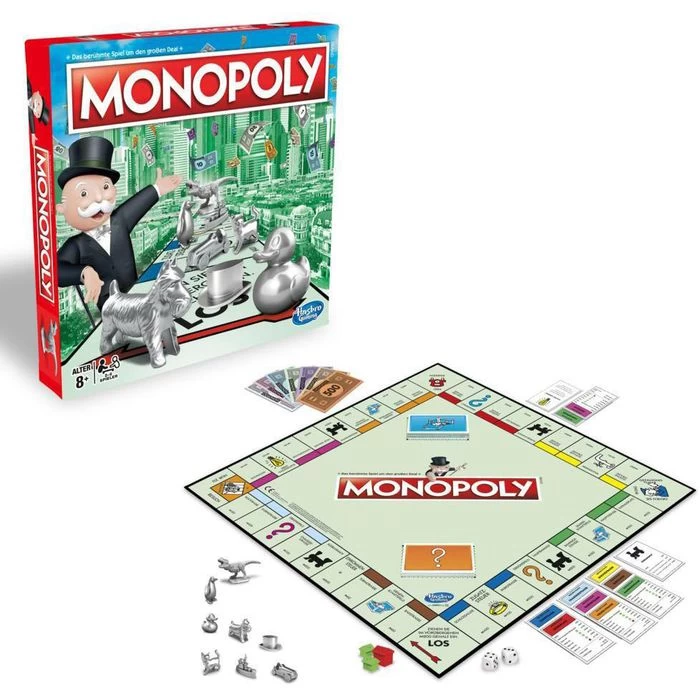 Hasbro Brettspiel C1009 Monopoly Classic, Ab 8 Jahre, 2-6 Spieler â Bild 3