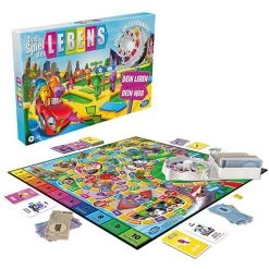 Hasbro Brettspiel F0800 Spiel Des Lebens, Ab 8 Jahre, 2-4 Spieler