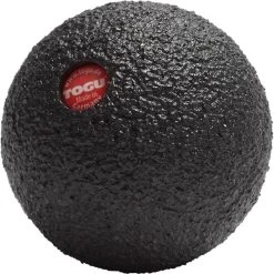BLACKROLL Massageball Ball 08, Faszienball, Schaumstoff, 8cm Ø, Schwarz