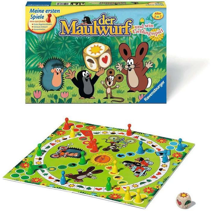 Ravensburger Brettspiel 21570 Der Maulwurf, Und Sein Lieblingsspiel, Ab 3 Jahre, 2-4 Spieler – Bild 6