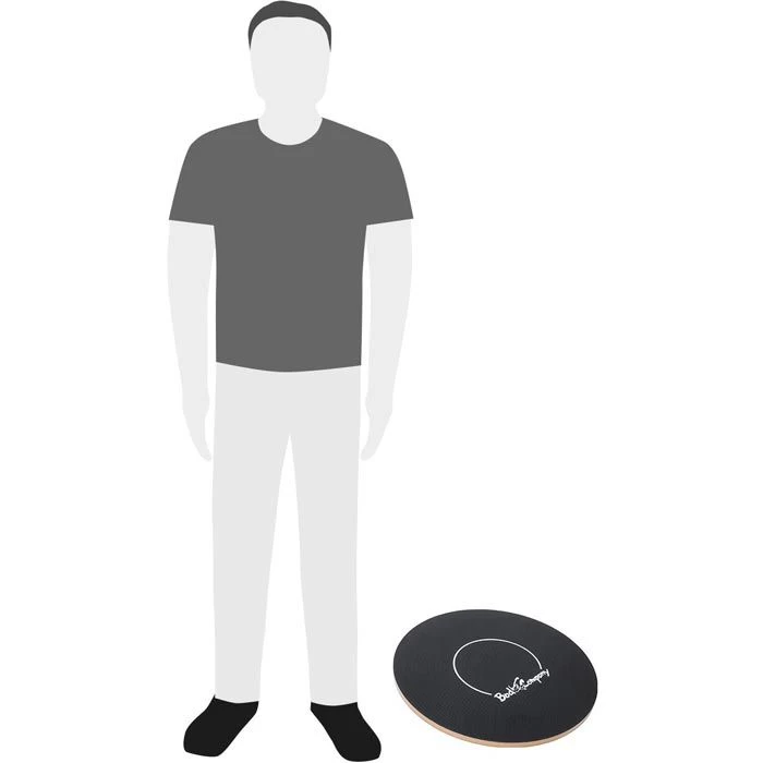 Bad-Company Balance-Board Holz, Ø 50 Cm, Schwarz-braun – Bild 4