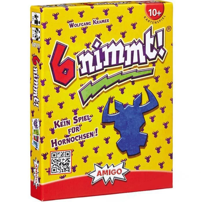 Amigo Kartenspiel 4910, 6 Nimmt!, Ab 8 Jahre, 2-10 Spieler