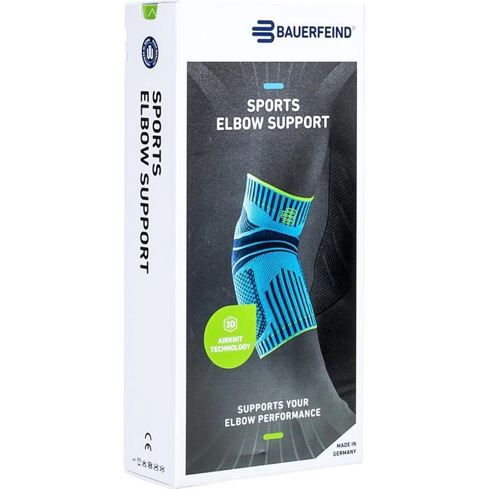 Bauerfeind Ellenbogenbandage Sports Elbow Support, Für Links & Rechts, Blau, Größe M – Bild 6