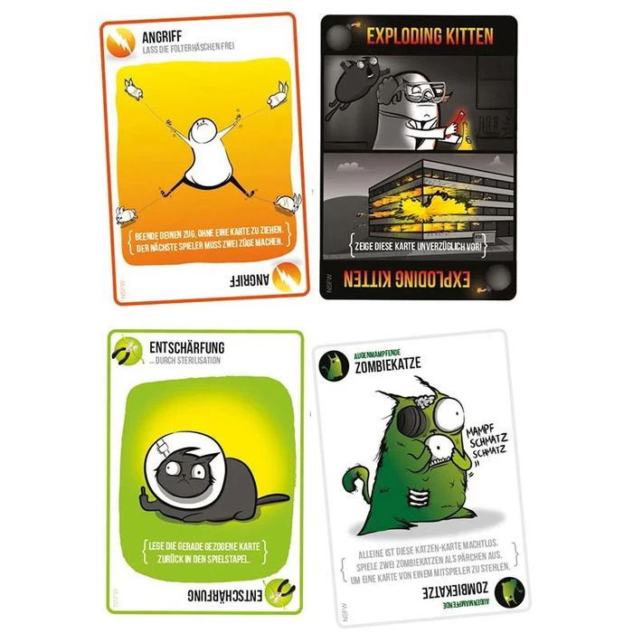 Asmodee Kartenspiel Exploding Kittens NSFW Edition, Ab 18 Jahre, 2-5 Spieler â Bild 2