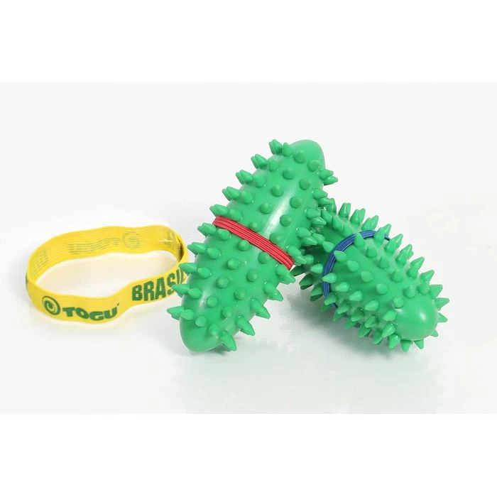 Togu Igelball Brasil Bewegungsprofi Set, 11 X 5cm, Je 200g Füllung, Grün – Bild 3