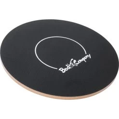 Bad-Company Balance-Board Holz, Ø 50 Cm, Schwarz-braun