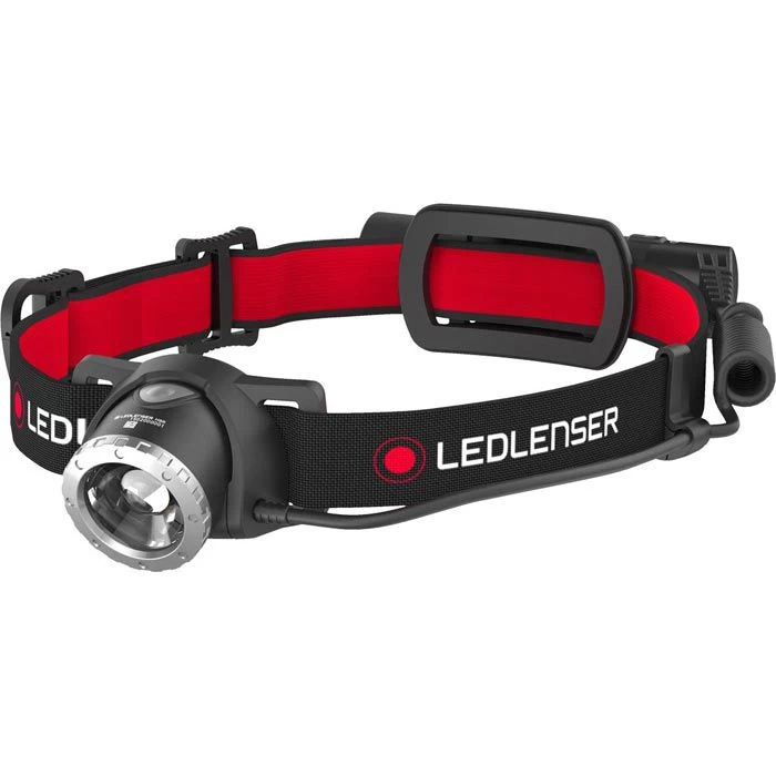 Ledlenser Stirnlampe H8R Akku, 600 Lumen, Rücklicht, Spritzwassergeschützt