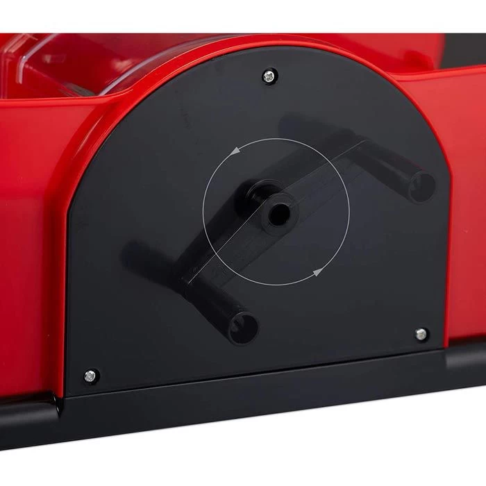 Relaxdays Kartenmischmaschine Mit Kurbel, Manuell, Kartenformat 6,3 X 9,1 Cm, Für 2 Decks – Bild 3