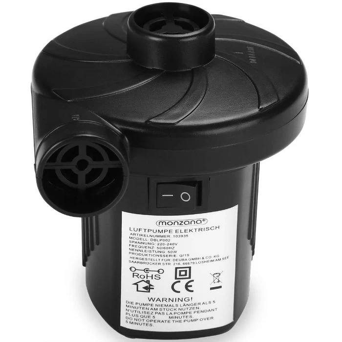 Deuba Luftpumpe 103935, Elektropumpe 12 V Oder 230 V, Mit Ventiladapter â Bild 4