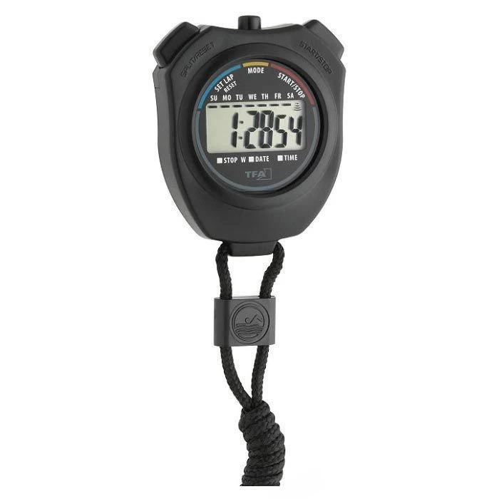 TFA Stoppuhr 38.2030 Digital, Für Sport, Schwarz